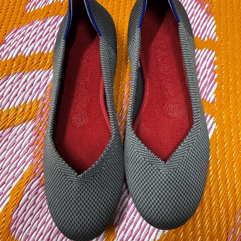 Rothy's Gray Flats NWOT